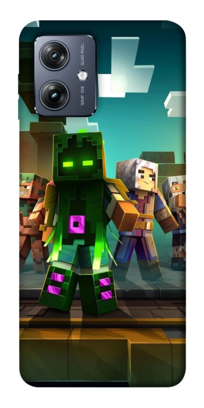 Чохол на Motorola Moto G54 Minecraft dungeon фото 1 Чохол на Motorola Moto G54 Minecraft dungeon фото 1 з 1