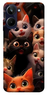 Чохол на Realme 10 4G happy cats фото 1 з 1