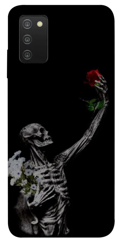Чохол на Samsung Galaxy A03s Skeleton vs Rose фото 1 з 1