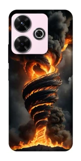 Чехол на Xiaomi Poco M6 4G Огненный торнадо фото 1 из 1