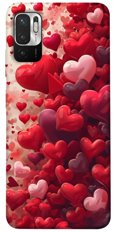 Чохол на Xiaomi Redmi Note 10 5G Many hearts фото 1 з 1