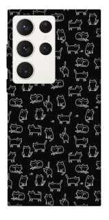 Чохол на Samsung Galaxy S23 Ultra Black Cats фото 1 Чохол на Samsung Galaxy S23 Ultra Black Cats фото 1 з 1