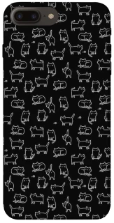 Чохол на Apple iPhone 7 plus / 8 plus Black Cats фото 1 з 1