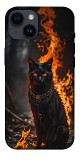Чехол на Apple iPhone 14 (6.1") Огненный кот фото 1 из 1