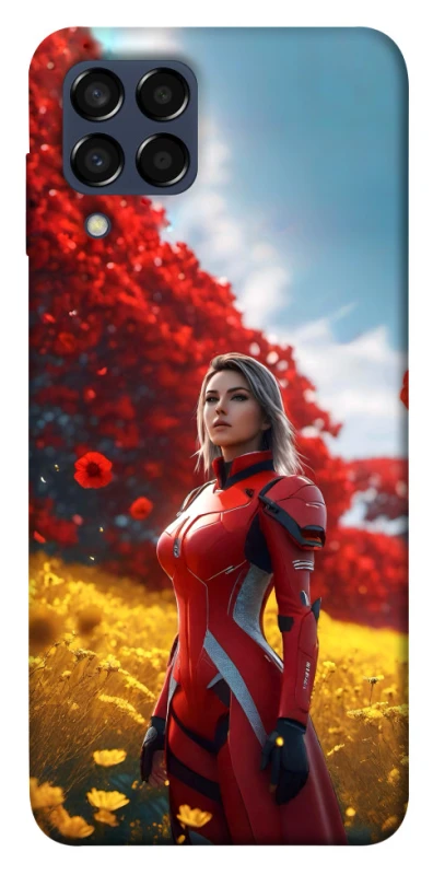 Чохол на Samsung Galaxy M33 5G Cyber space girl ver.5 фото 1 з 1