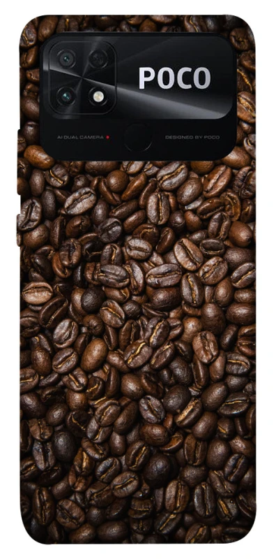 Чехол на Xiaomi Poco C40 Сoffee beans фото 1 из 1