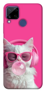Чехол на Realme C15 Pink kitty фото 1 из 1