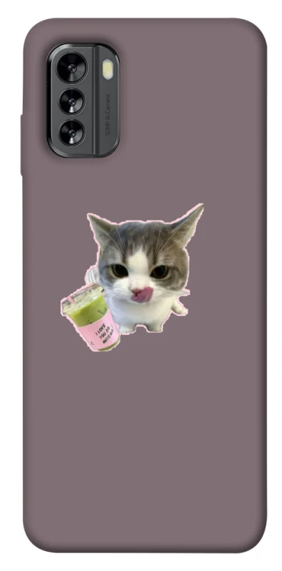 Чехол на Nokia G60 cat matcha фото 1 из 1