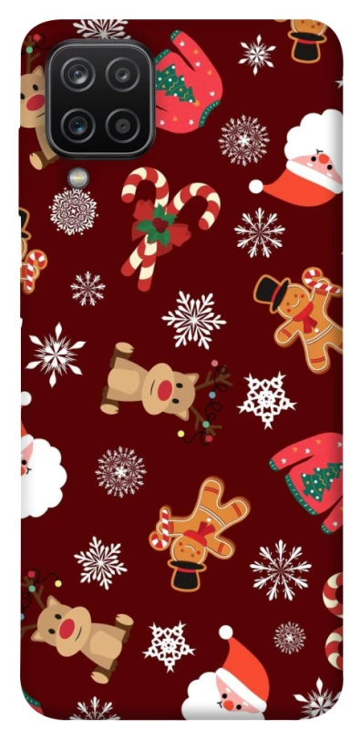 Чехол на Samsung Galaxy A12 Новогодний v6 фото 1 из 1
