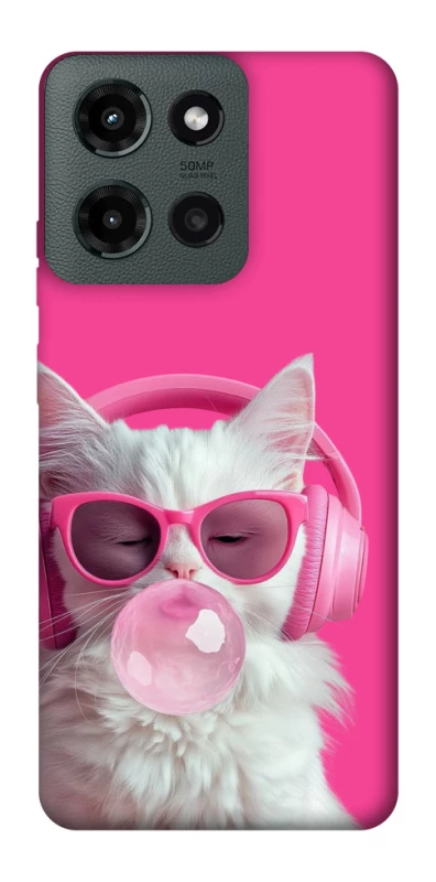 Чохол на Motorola Moto G Power (2025) Pink kitty фото 1 з 1
