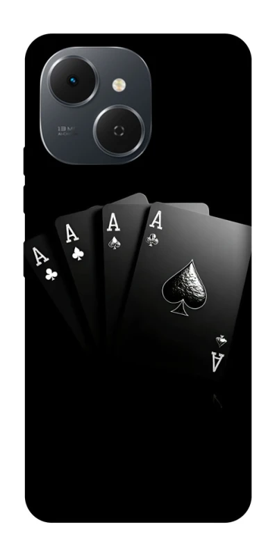 Чохол на TECNO Spark 40C Black Cards фото 1 з 1