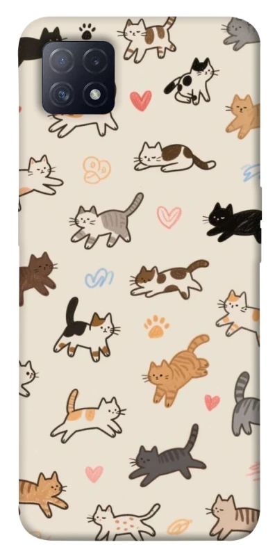 Чохол на Oppo A72 5G / A73 5G Cat style ver.2 фото 1 з 1
