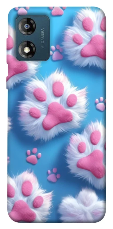 Чохол на Motorola Moto E13 Cat paw фото 1 з 1
