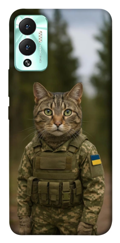 Чохол на Infinix Hot 12 Play Кіт захисник фото 1 з 1
