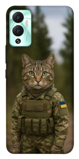 Чехол на Infinix Hot 12 Play Кот защитник фото 1 из 1