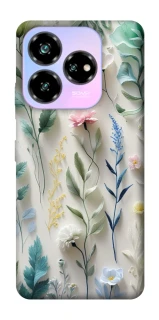 Чехол на ZTE Nubia V60 Floral design ver.3 фото 1 из 1