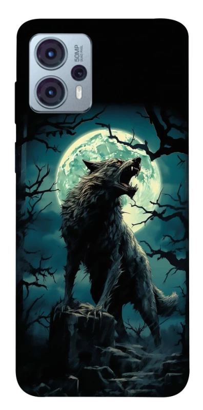 Чохол на Motorola Moto G23 Вовк під місяцем фото 1 з 1