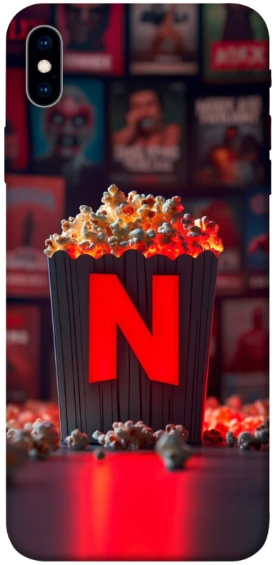 Чохол на Apple iPhone XS Max (6.5") Netflix and popcorn фото 1 з 1