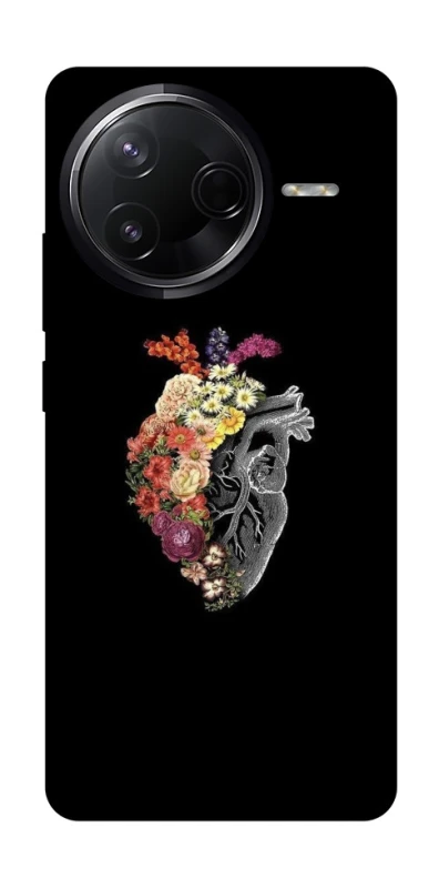 Чохол на Infinix Note 50 Pro Heart with flowers фото 1 з 1