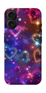 Чохол на Apple iPhone 16 Drawn hearts фото 1 з 1