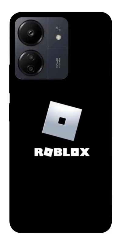 Чохол на Xiaomi Poco C65 Roblox logo black фото 1 з 1