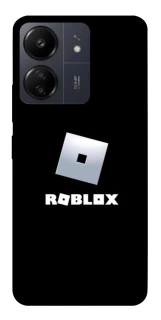 Чехол на Xiaomi Poco C65 Roblox logo black фото 1 из 1