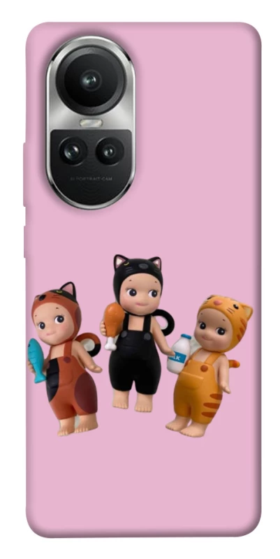 Чохол на Oppo Reno 10 Cat Cafe Trio фото 1 з 1