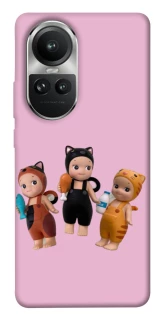 Чохол на Oppo Reno 10 Cat Cafe Trio фото 1 з 1