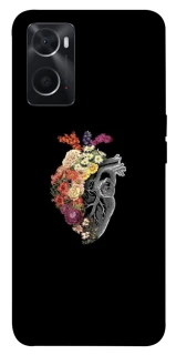 Чохол на Oppo A76 4G Heart with flowers фото 1 з 1