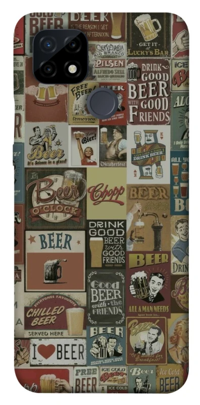 Чехол на Realme C21 Retro collage ver.1 фото 1 из 1