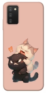 Чехол на Samsung Galaxy A03s Сat and cat фото 1 Чехол на Samsung Galaxy A03s Сat and cat фото 1 из 1