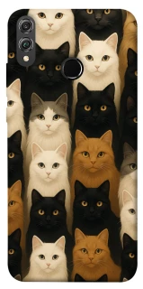 Чехол на Huawei Honor 8X Colorful Cat Collage фото 1 из 1