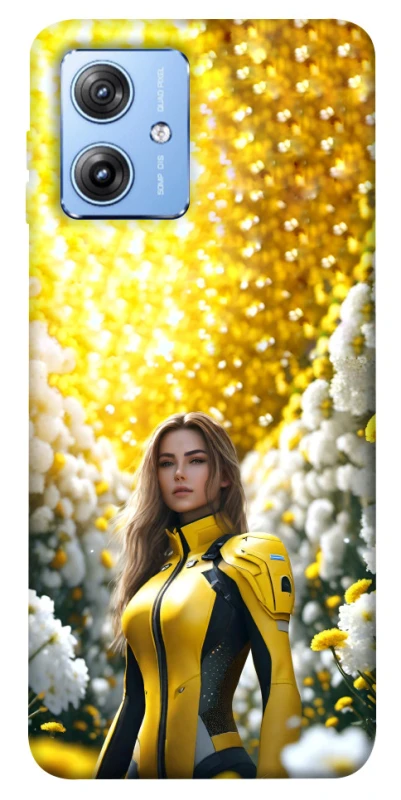 Чохол на Motorola Moto G84 Cyber space girl ver.2 фото 1 з 1