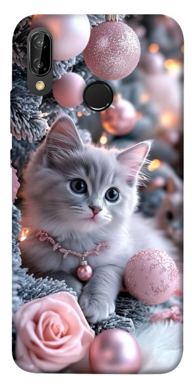 Чохол на Huawei P20 Lite Christmas Kitty фото 1 з 1