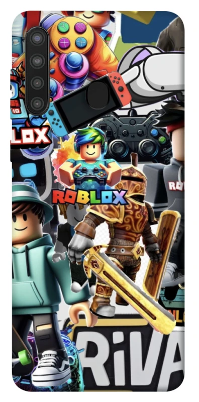 Чохол на Samsung Galaxy A21 Roblox collage ver.1 фото 1 з 1