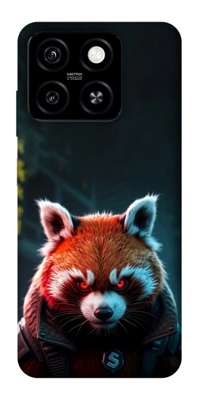 Чохол на ZTE Blade A55 4G Cyber Red Panda фото 1 з 1