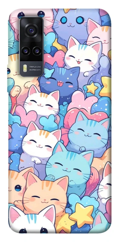 Чехол на Vivo Y31 Funny Kittens ver.3 фото 1 из 1