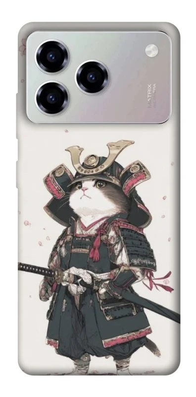 Чехол на ZTE Blade A76 Samurai Cat Warrior фото 1 из 1