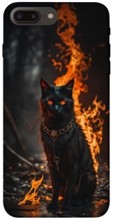 Чехол на Apple iPhone 7 plus / 8 plus Огненный кот фото 1 из 1