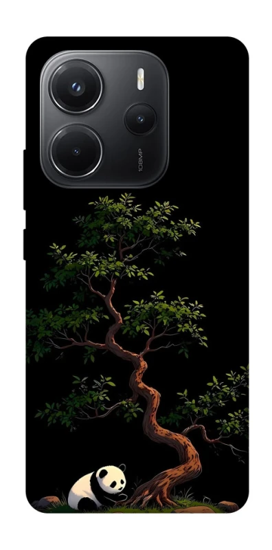 Чохол на Xiaomi Redmi Note 14 4G (Int. version) Panda and tree фото 1 з 1