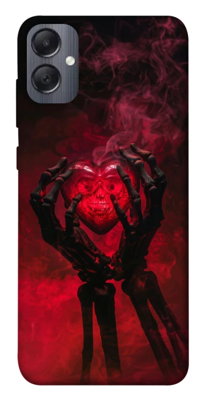 Чохол на Samsung Galaxy A05 Heart in the hands of a skeleton фото 1 з 1