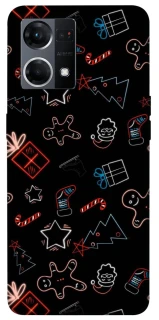 Чехол на Oppo Reno 7 4G Christmas spirit ver.6 фото 1 из 1