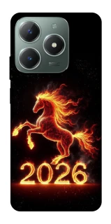 Чехол на Realme C61 Red Fire Horse ver.1 фото 1 из 1