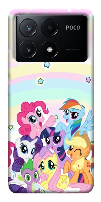 Чехол на Xiaomi Poco X6 My Little Pony ver.2 фото 1 из 1