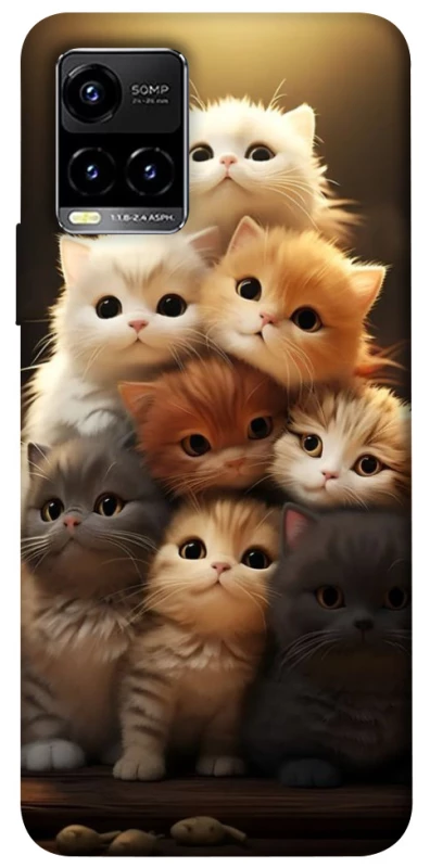 Чохол на Vivo Y21 / Y33s Чохол Kittie Love v2 фото 1 з 1