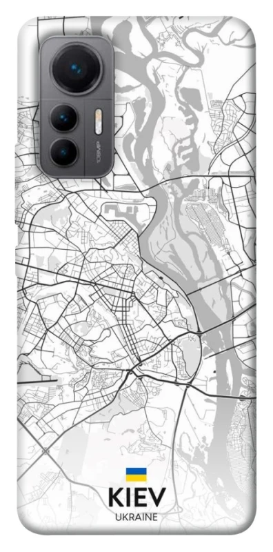 Чохол на Xiaomi 12 Lite Kiev white map фото 1 з 1