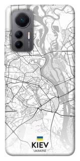 Чехол на Xiaomi 12 Lite Kiev white map фото 1 из 1