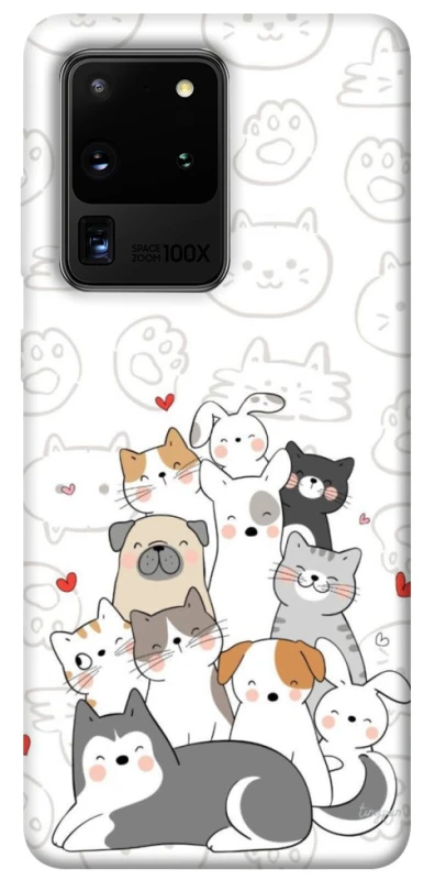 Чехол на Samsung Galaxy S20 Ultra Funny Pets фото 1 из 1