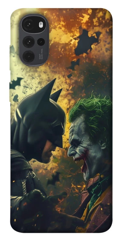 Чохол на Motorola Moto G22 Batman and the Joker фото 1 з 1