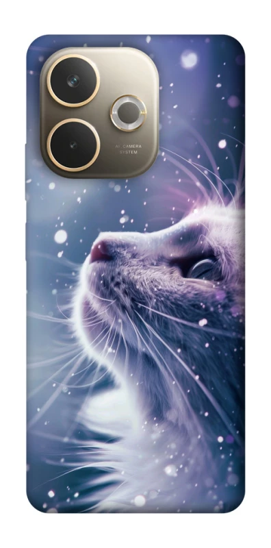 Чехол на Oppo A5 Pro 4G Snow cat фото 1 из 1